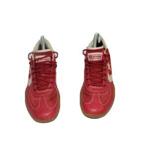 CONVERSE TARGA OX BARN RED SUEDE TRACK SHOES RE-IS